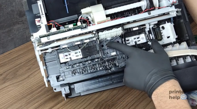 epson l3250 com erro de almofada